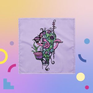 Mushrooms of the Sea- Art Bandana by Hugatrie Inspired by Twiddle
